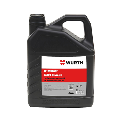 Масло моторное WURTH 0897905342 EXTRA-II 5W30 5л, Масла моторные